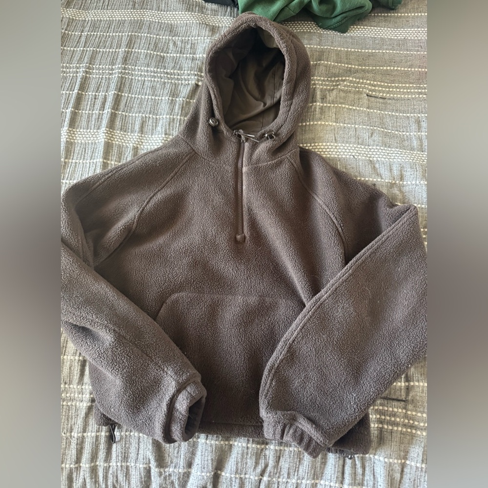 Outdoor Voices Sherpa Half-Zip Hoodie – Small
